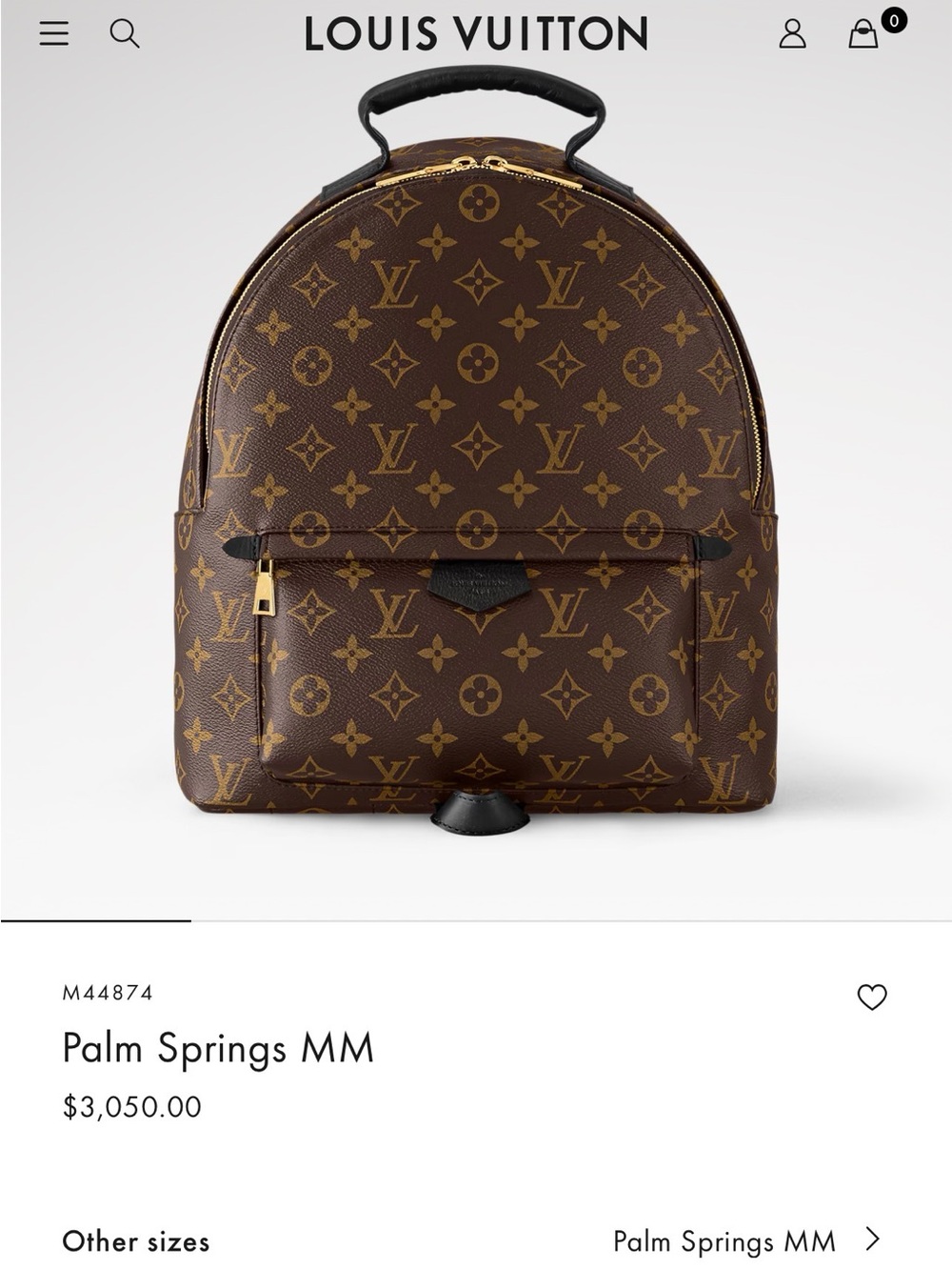Louis Vuitton Palm Springs Backpack - Picture 13 of 13
